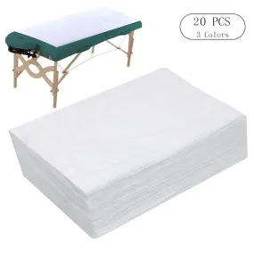 10/20 Pcs Spa Bed Sheets Disposable Massage Table Sheet Waterproof Bed Cover Non-Woven Fabric, 180 X