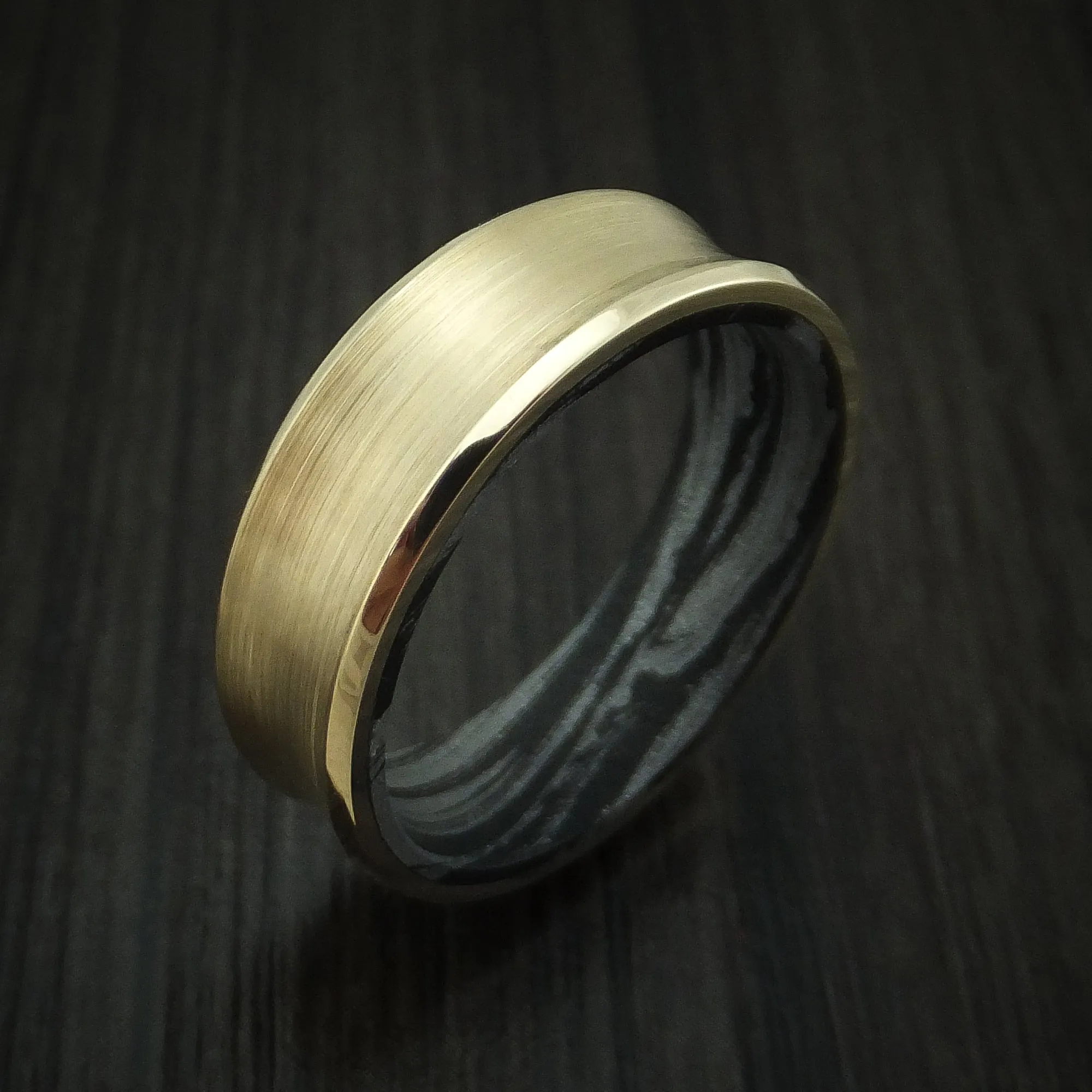 14K Gold SpectraMokume Men's Ring Custom Made Band