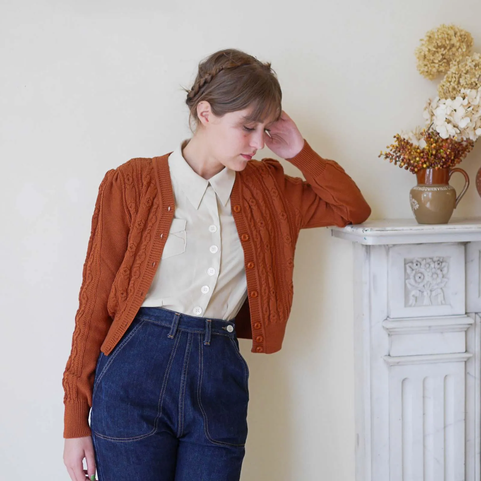 1940's Blouse - Antique Cream