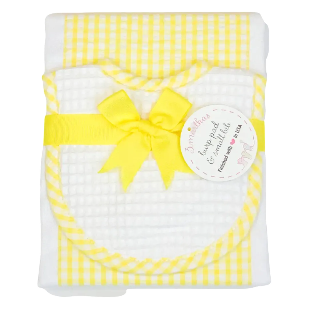 3M Bib/Burp Set - Gingham