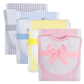 3M Bib/Burp Set - Gingham