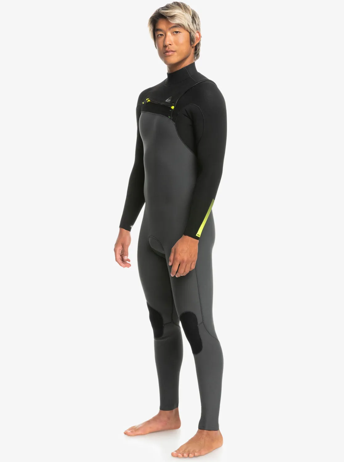 4/3mm Highline Chest Zip Wetsuit - Black