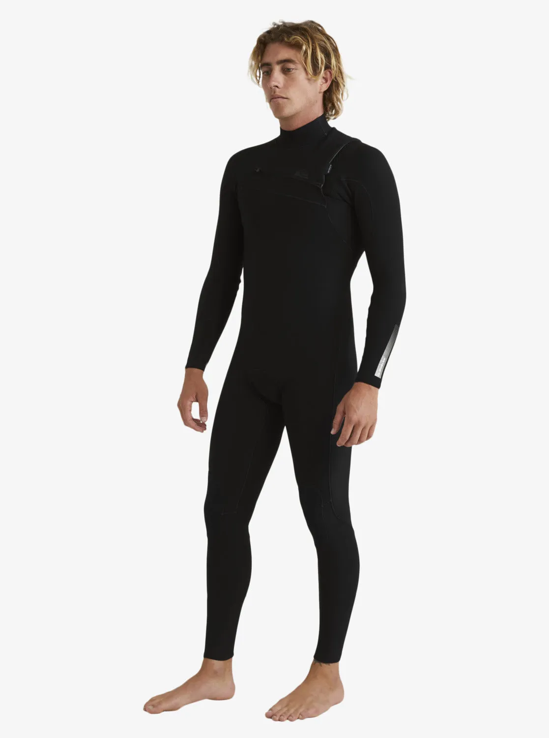 4/3mm Highline Chest Zip Wetsuit - Black