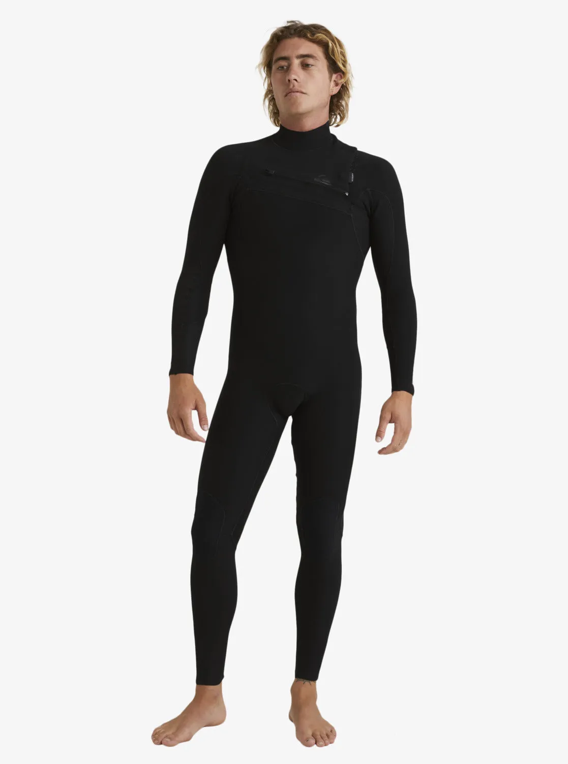 4/3mm Highline Chest Zip Wetsuit - Black