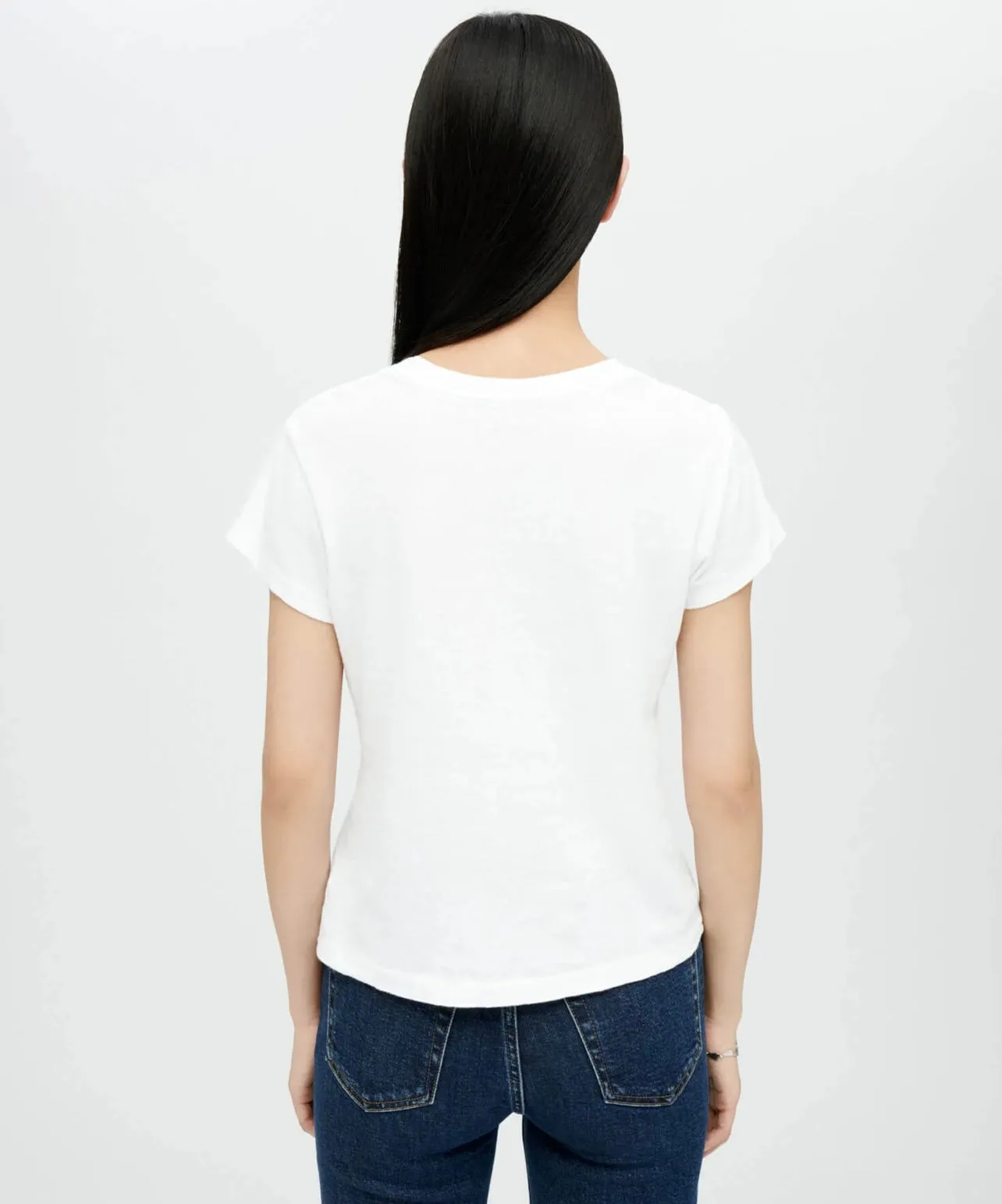 60s Slim Tee - Optic White