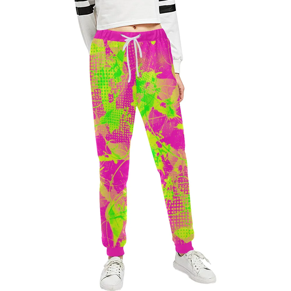 80s Summer Pop Women's All Over Print Jogger Sweatpants