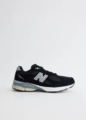 990v3 'Black' Sneakers