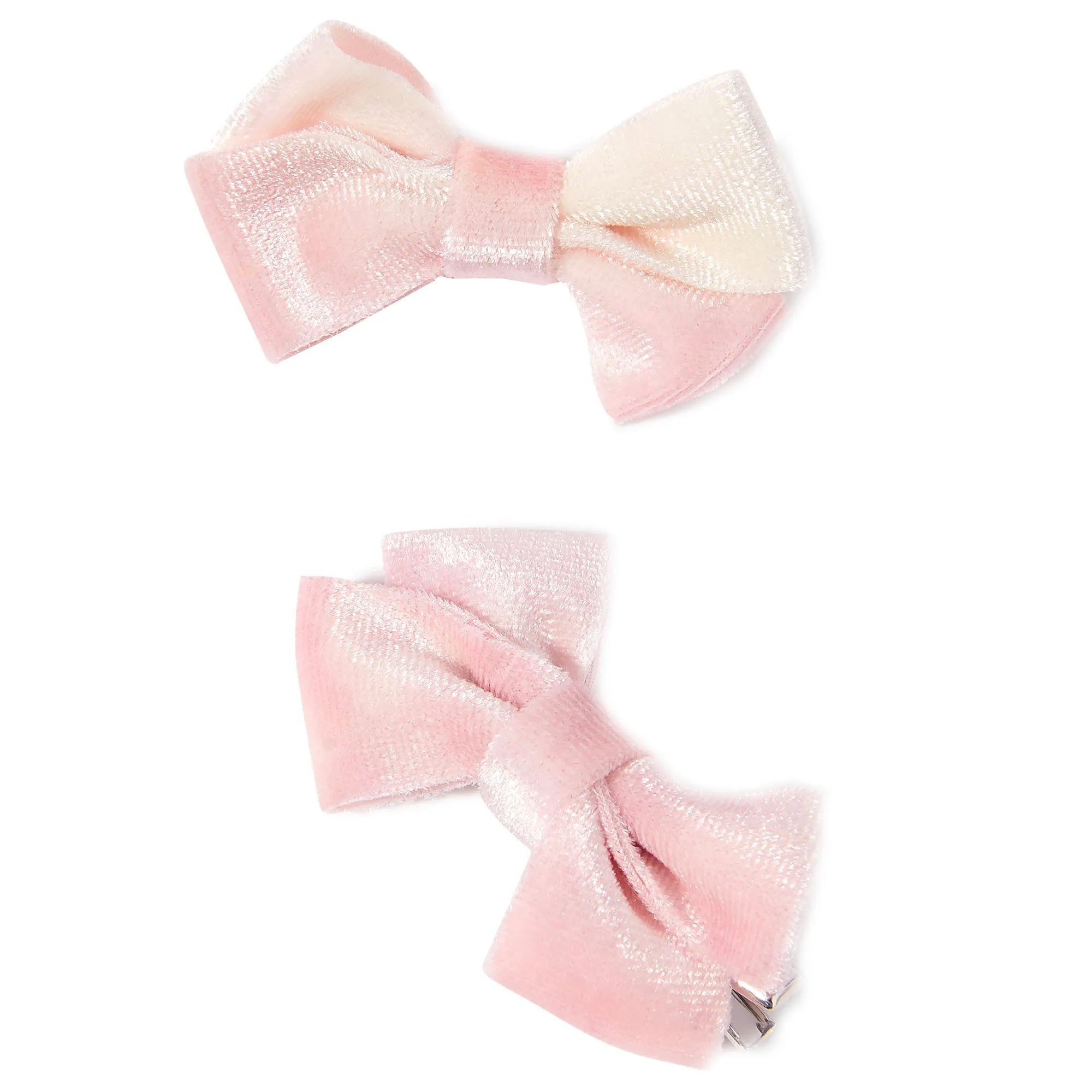 Accessorize London Girl's 2X Velvet Bow Clips