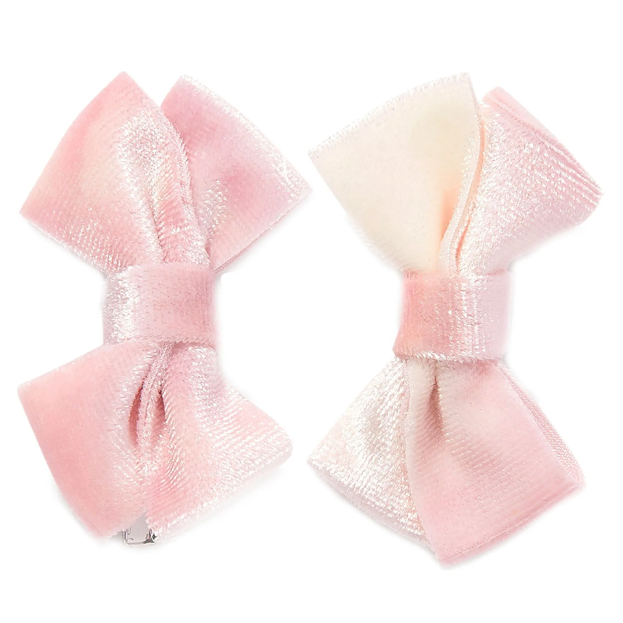 Accessorize London Girl's 2X Velvet Bow Clips