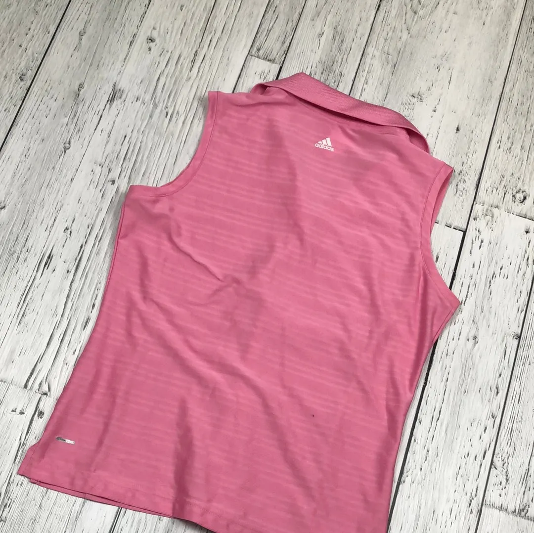 Adidas Pink Golf Top - Hers M