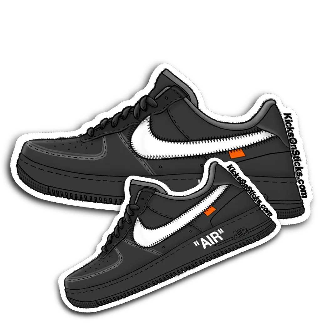 Air Force 1 Low Off-White "Black" Sneaker Sticker