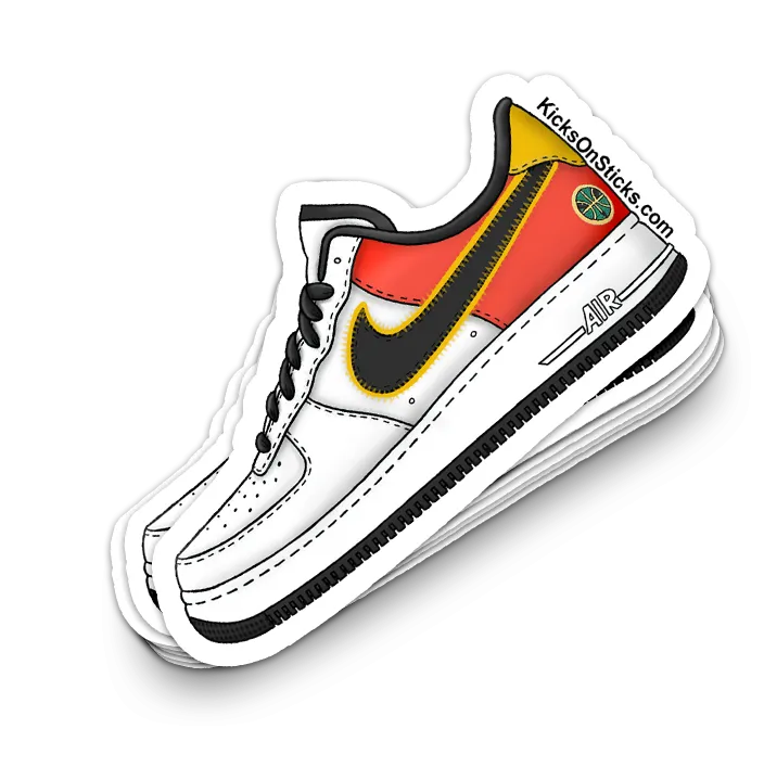 Air Force 1 Low "Raygun" Sneaker Sticker