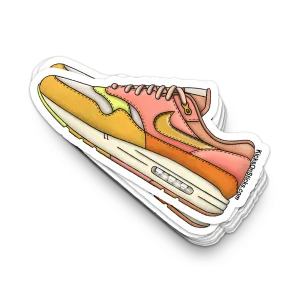 Air Max 1 "Puerto Rico Orange Frost" Sneaker Sticker