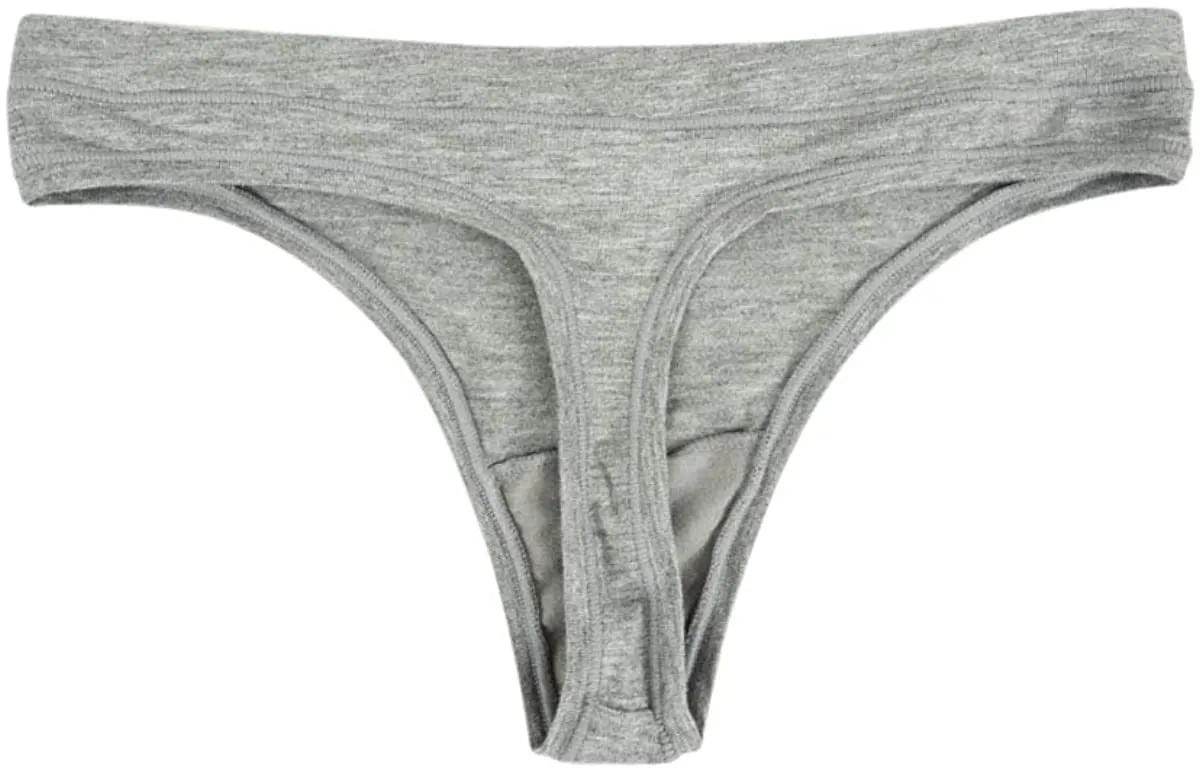 Alfani Women's Mix-and-Match Thong Underwear, Heather Grey, XL