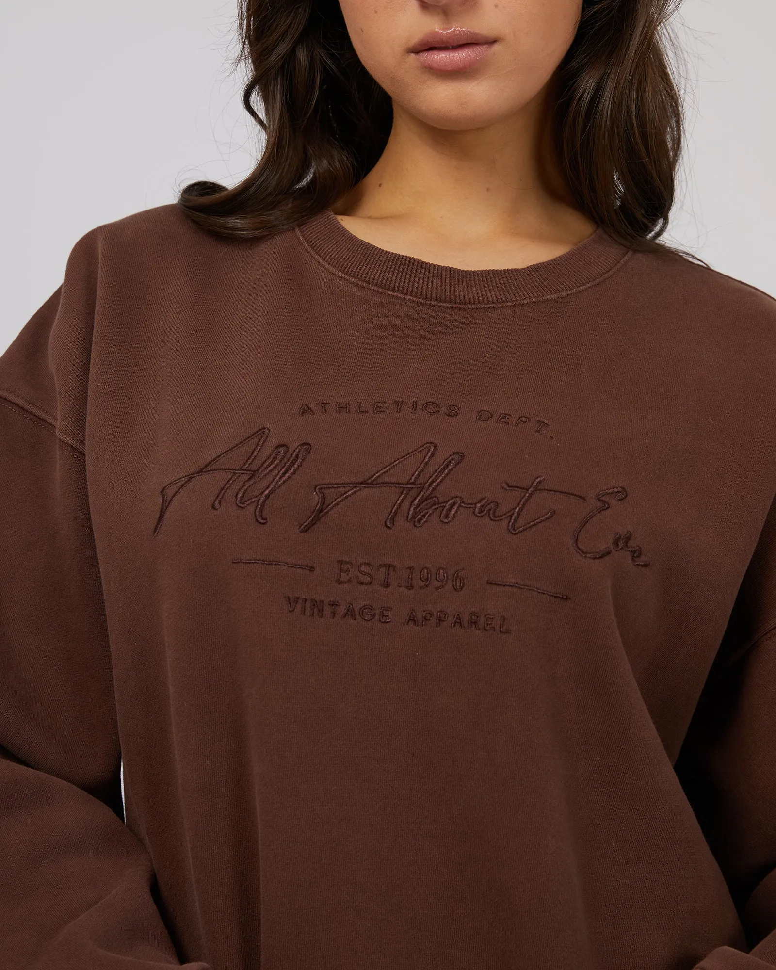 All About Eve Classic Crew Brown