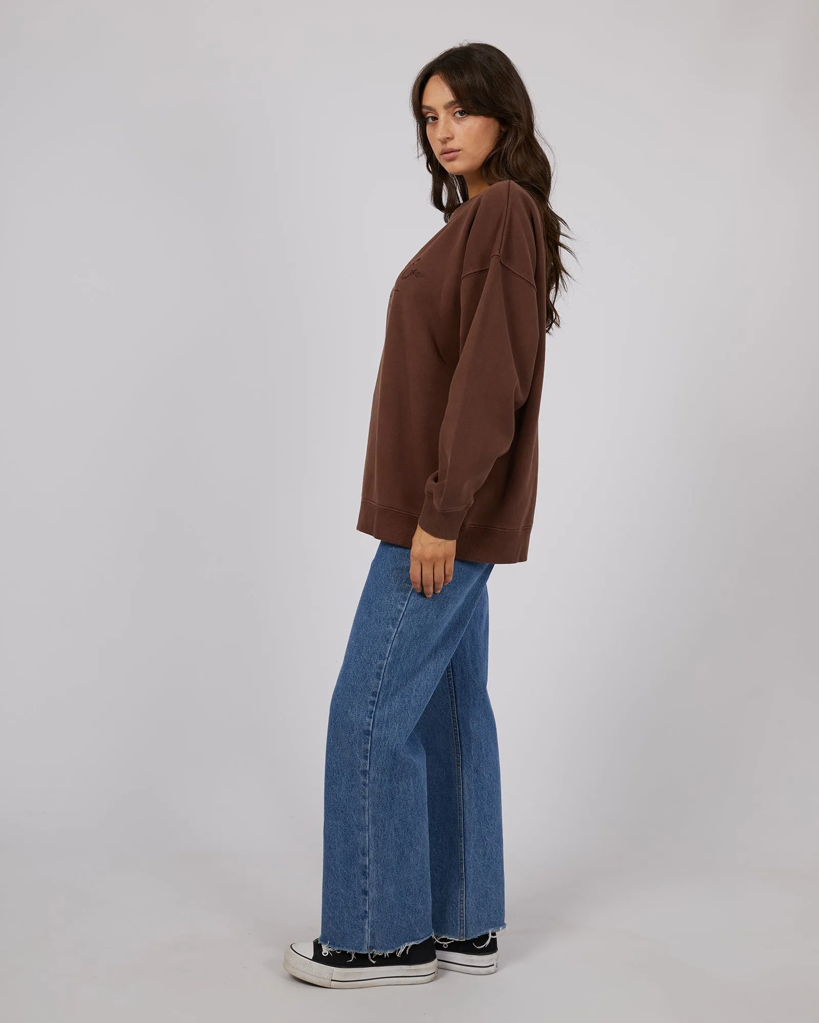 All About Eve Classic Crew Brown