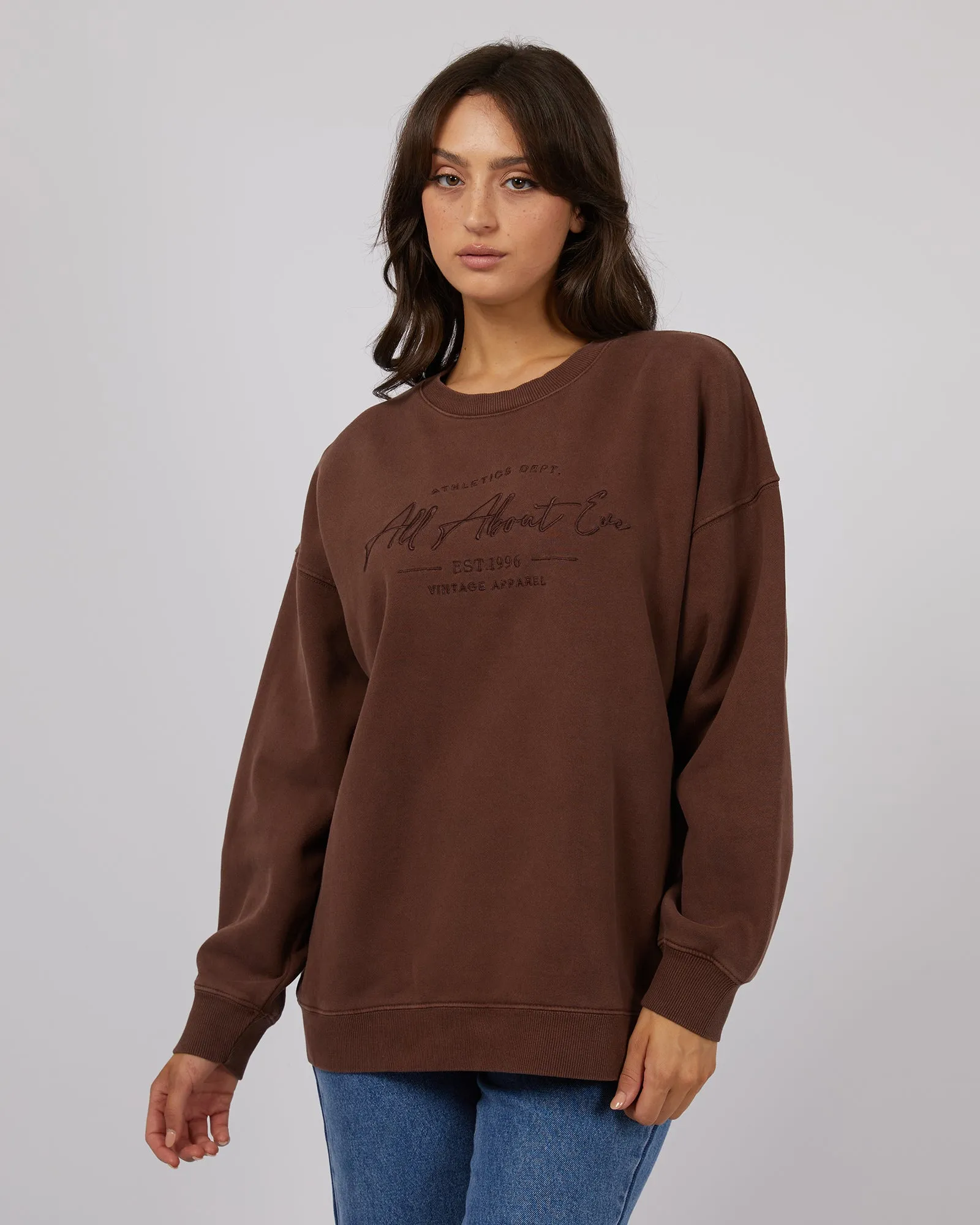 All About Eve Classic Crew Brown