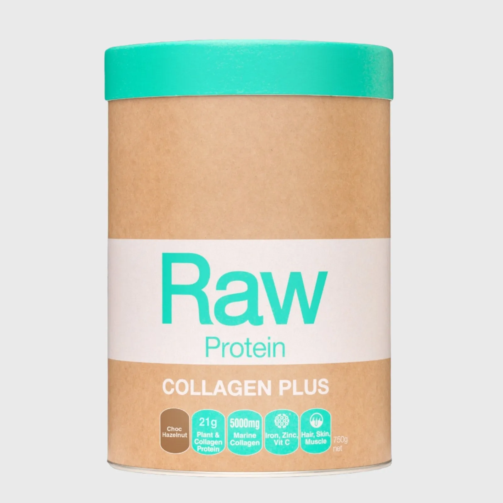 Amazonia - Raw Protein Collagen Plus Choc Hazelnut