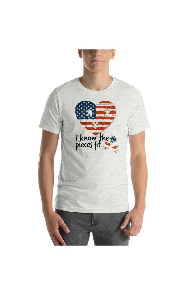 American Puzzle Short-Sleeve Unisex T-Shirt