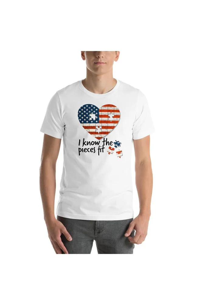 American Puzzle Short-Sleeve Unisex T-Shirt