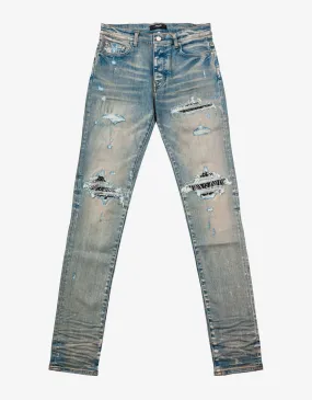 Amiri MX1 Bandana Clay Indigo Jeans