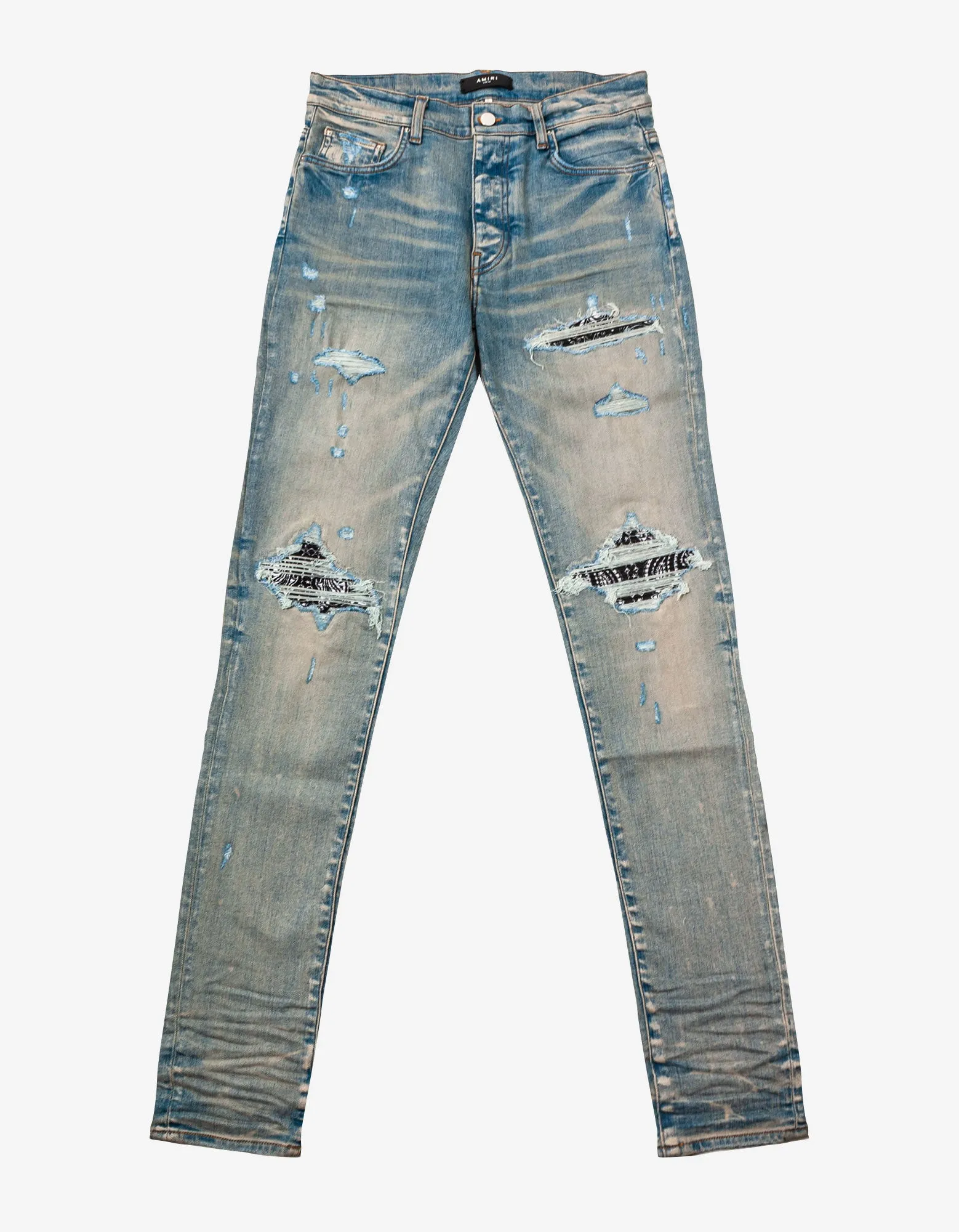 Amiri MX1 Bandana Clay Indigo Jeans