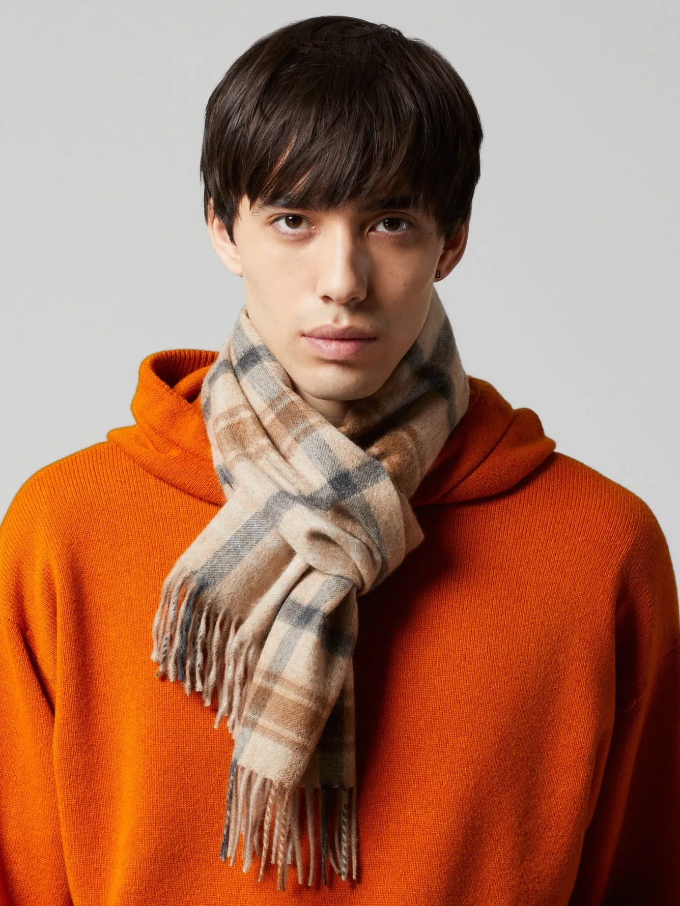 Arran Marden Cashmere Scarf | Natural