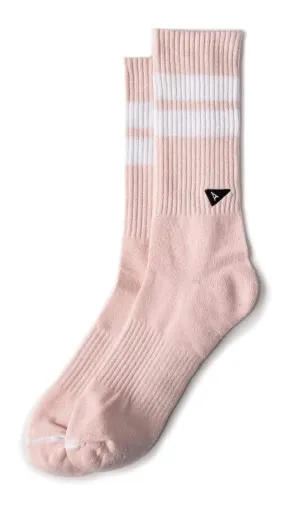 Arvin Goods Crew Sock in Pink Fade