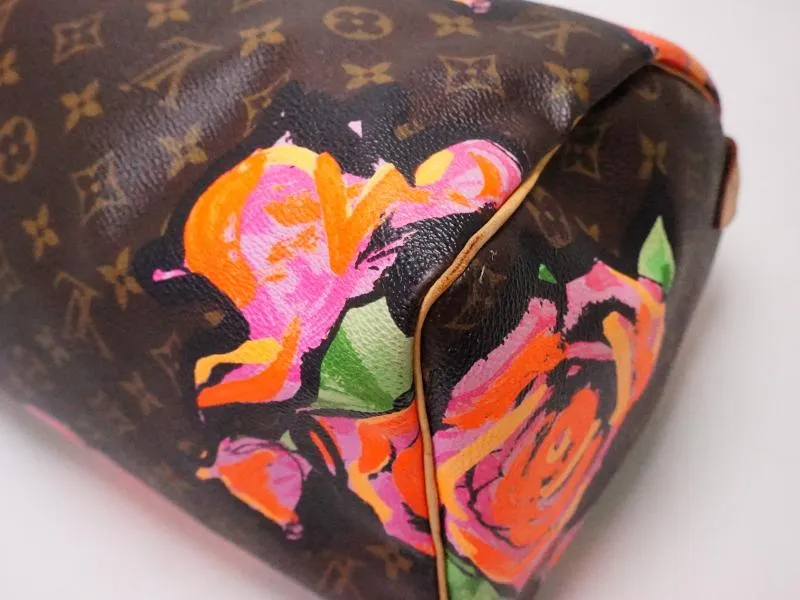 Authentic Pre-owned Louis Vuitton LV Limited Monogram Roses Speedy 30 Stephen Sprouse M48610 220050