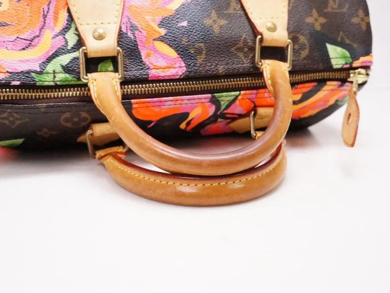 Authentic Pre-owned Louis Vuitton LV Limited Monogram Roses Speedy 30 Stephen Sprouse M48610 220050