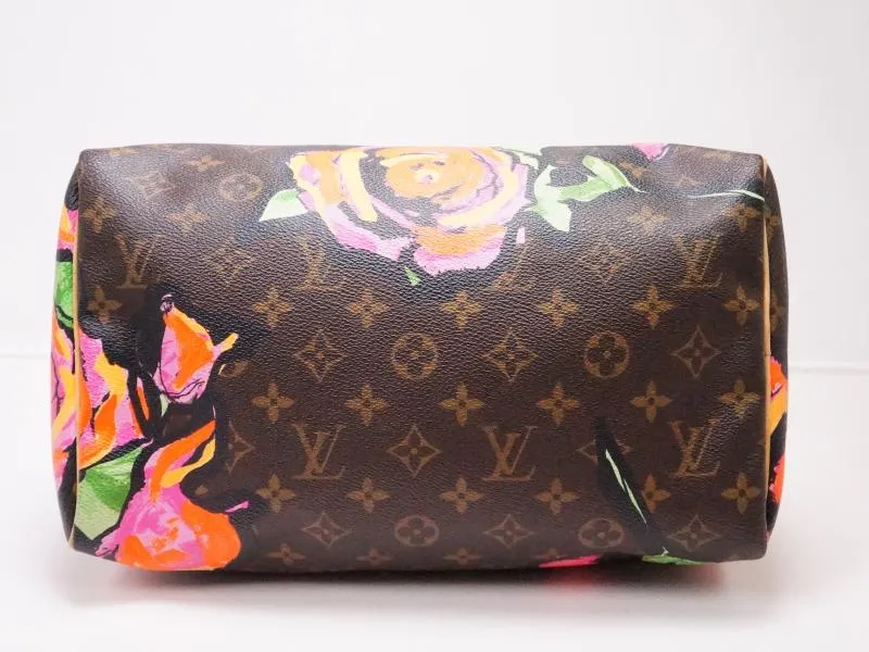 Authentic Pre-owned Louis Vuitton LV Limited Monogram Roses Speedy 30 Stephen Sprouse M48610 220050