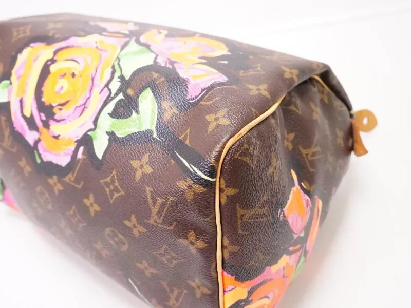 Authentic Pre-owned Louis Vuitton LV Limited Monogram Roses Speedy 30 Stephen Sprouse M48610 220050