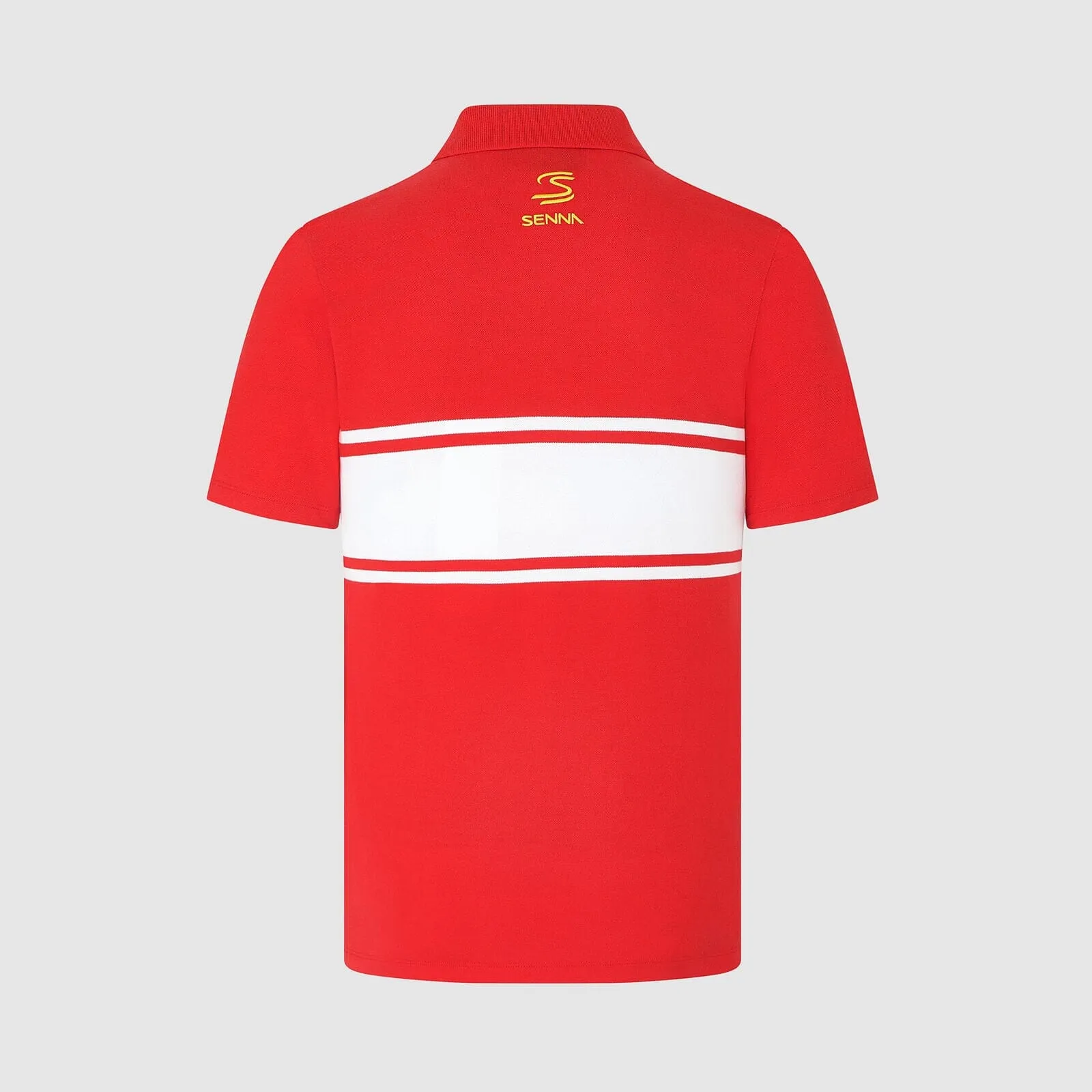 Ayrton Senna Men's Legacy Polo Shirt - Red