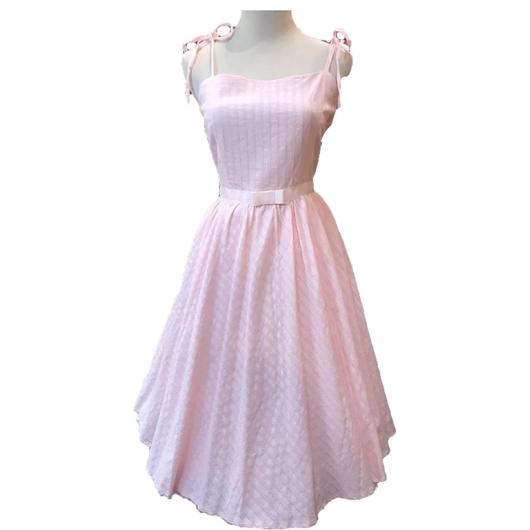 Baby Pink Swing Dress