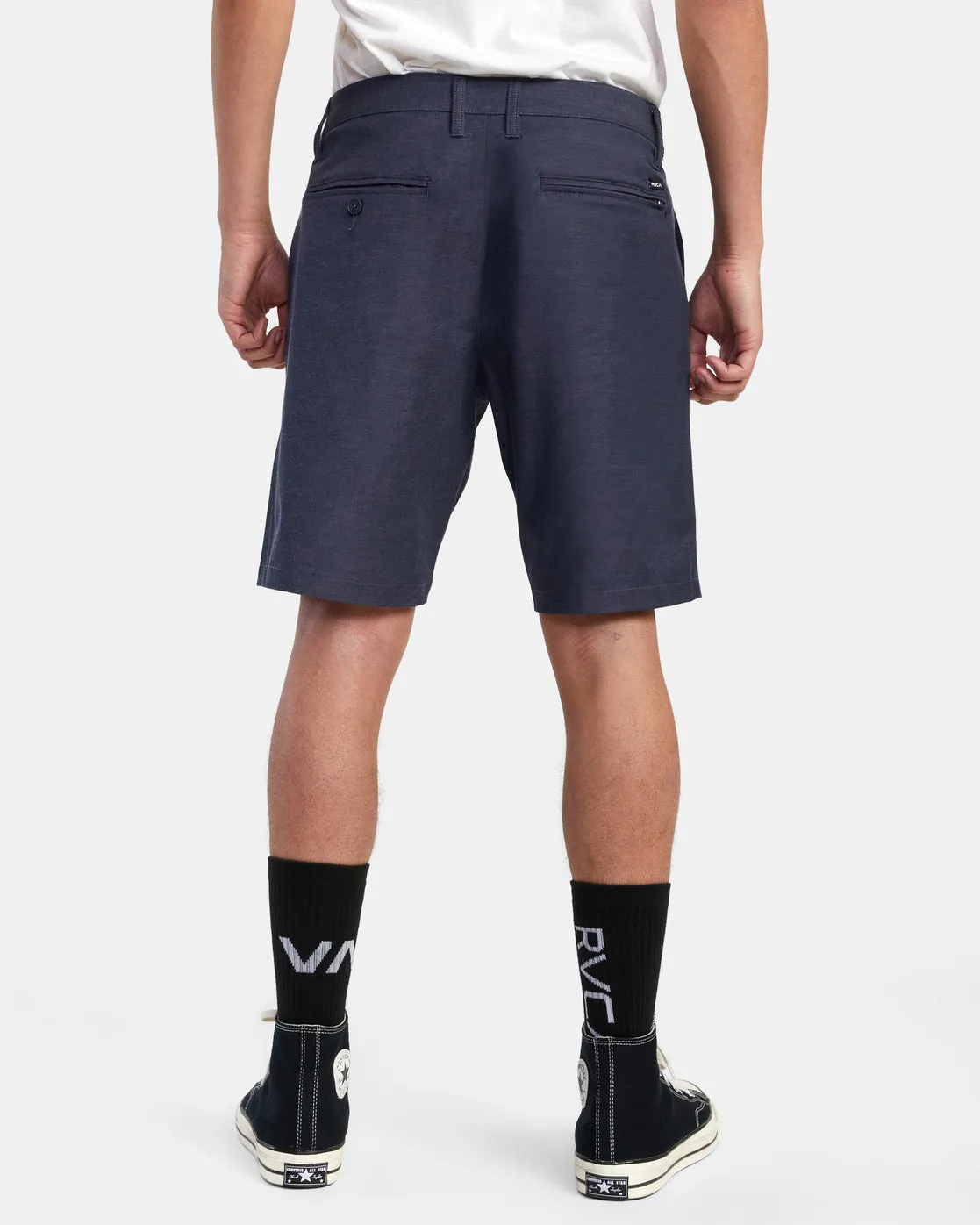 Back In Hybrid 19" Shorts - Denim Heather