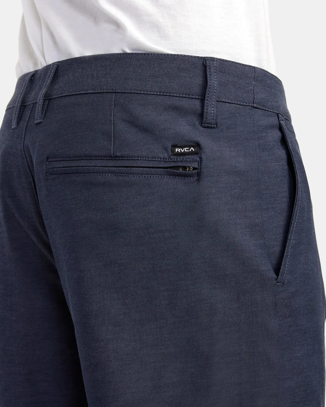 Back In Hybrid 19" Shorts - Denim Heather