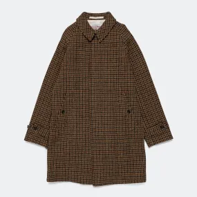 Bal Collar Coat Harris Tweed - Gun Club