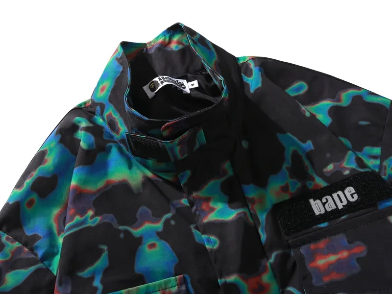 BAPE Thermography Loose Fit M-65 Jacket Black