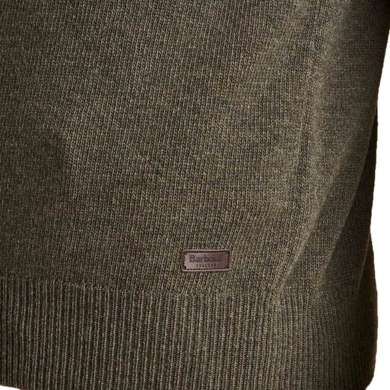 Barbour Nelson Essential V-Neck Knit Seaweed