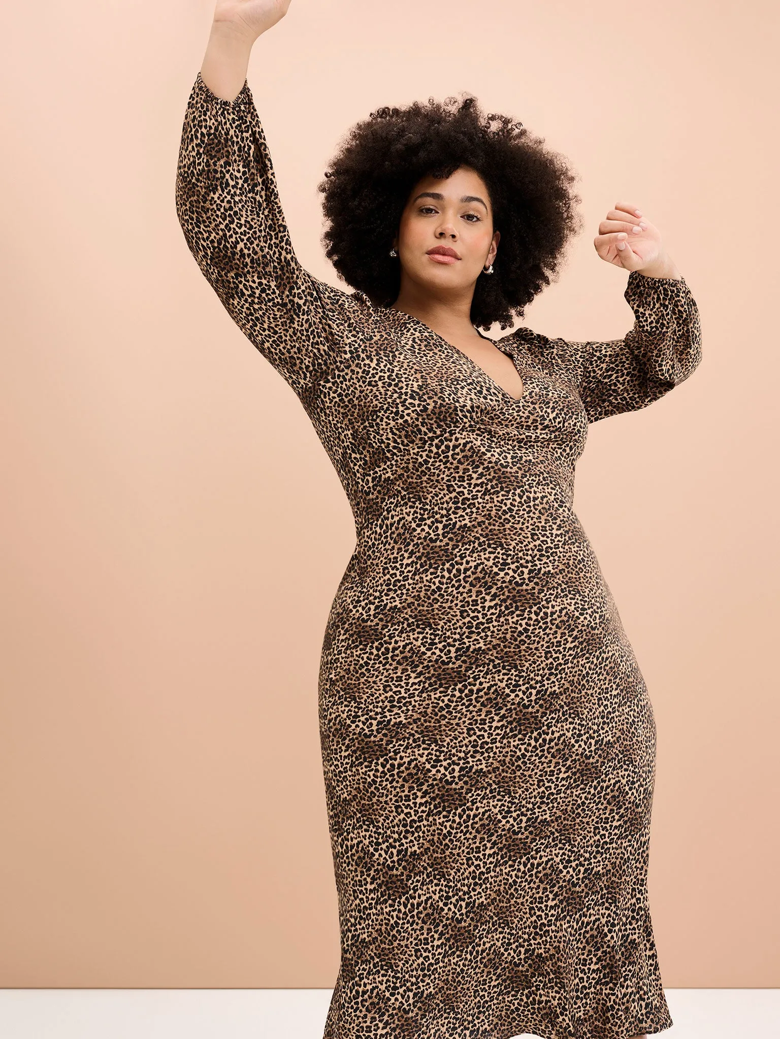 Bergamot Dress in Cheetah