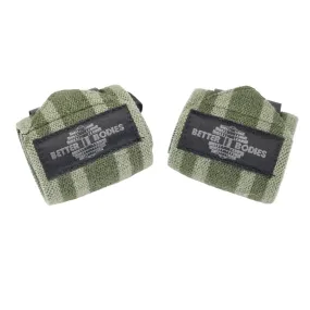 Better Bodies Elastic Wrist Wraps - Washed Green