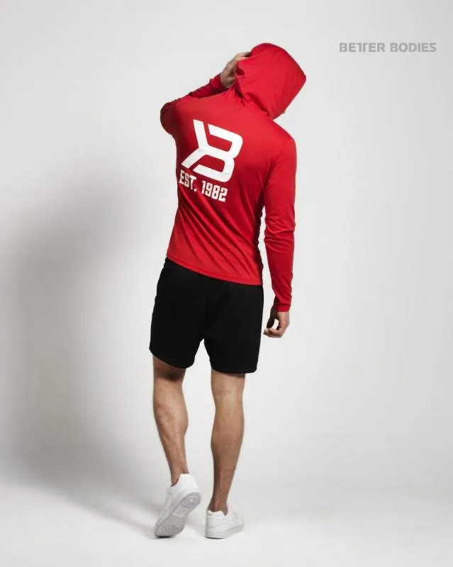 Better Bodies Mens Soft Hoodie - Bright Red