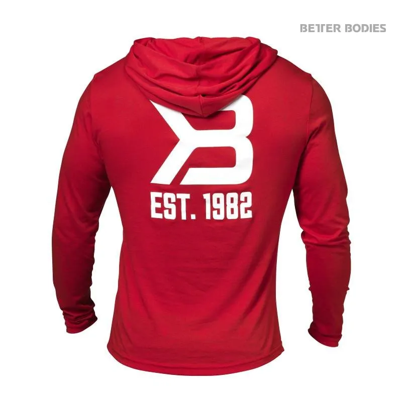 Better Bodies Mens Soft Hoodie - Bright Red