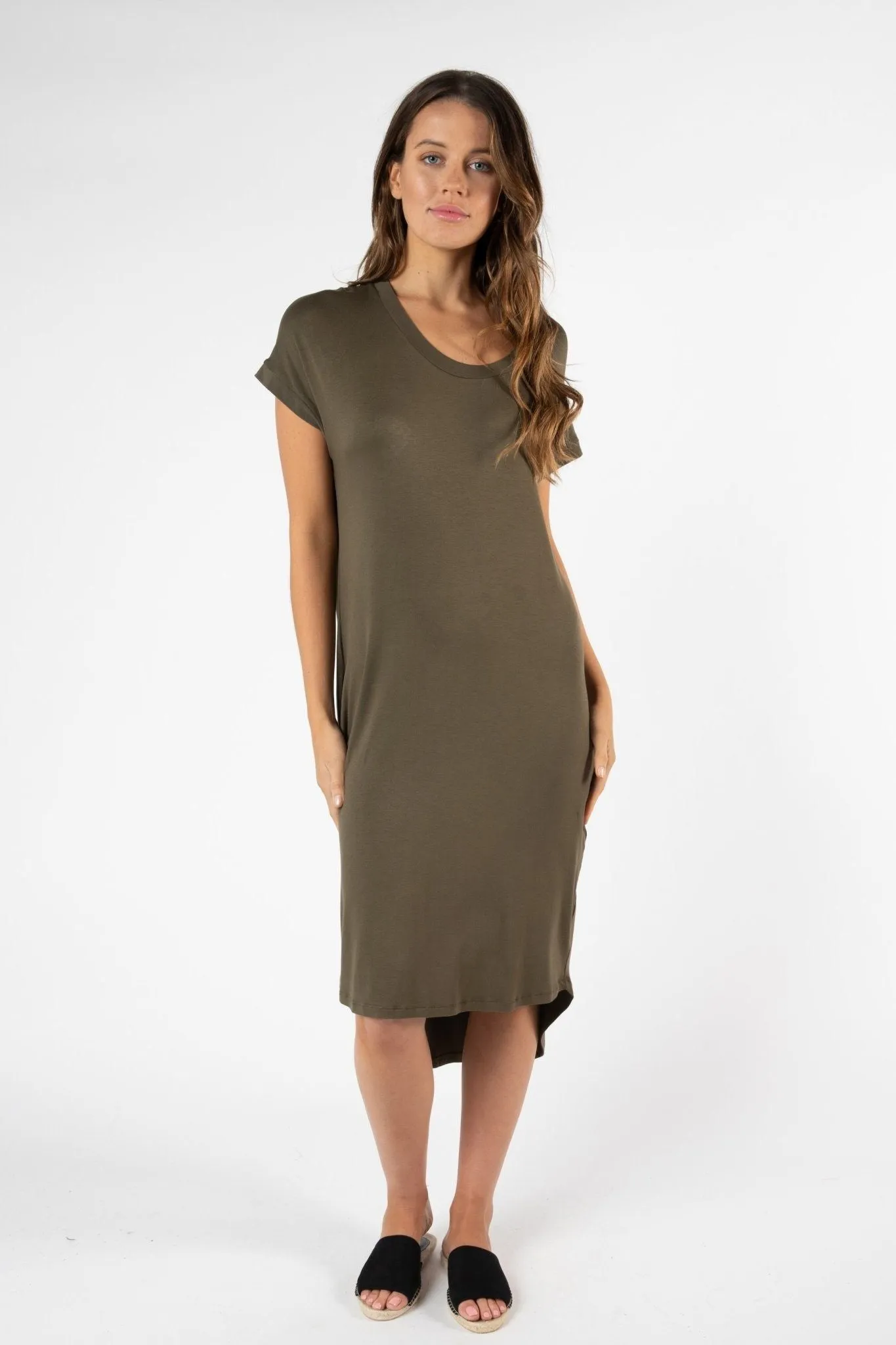 Betty Basics Avalon Dress in Khaki