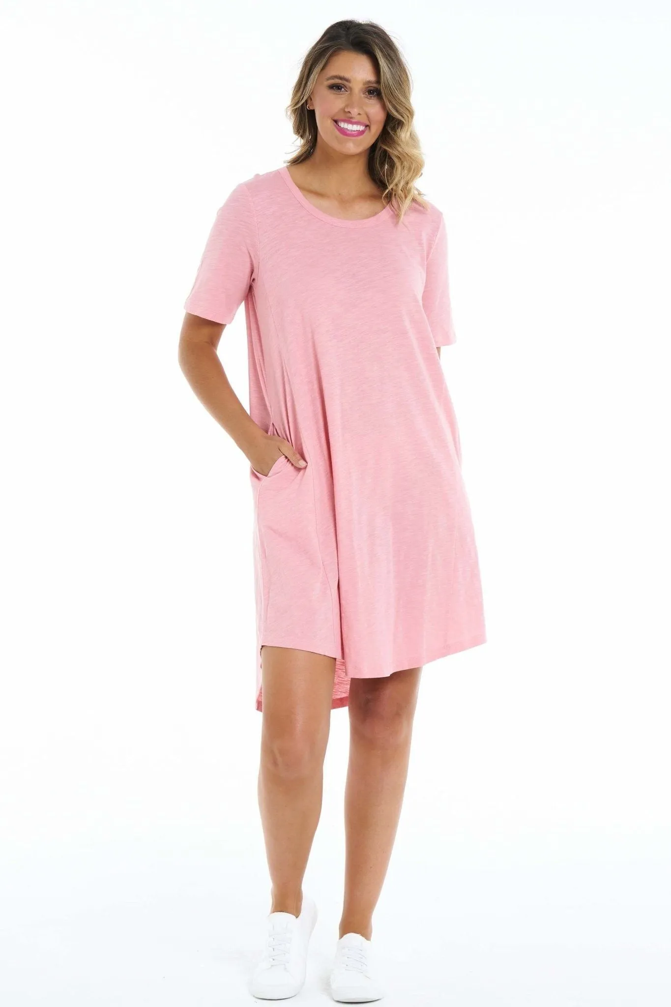 Betty Basics Nyree Dress in Salmon Pink