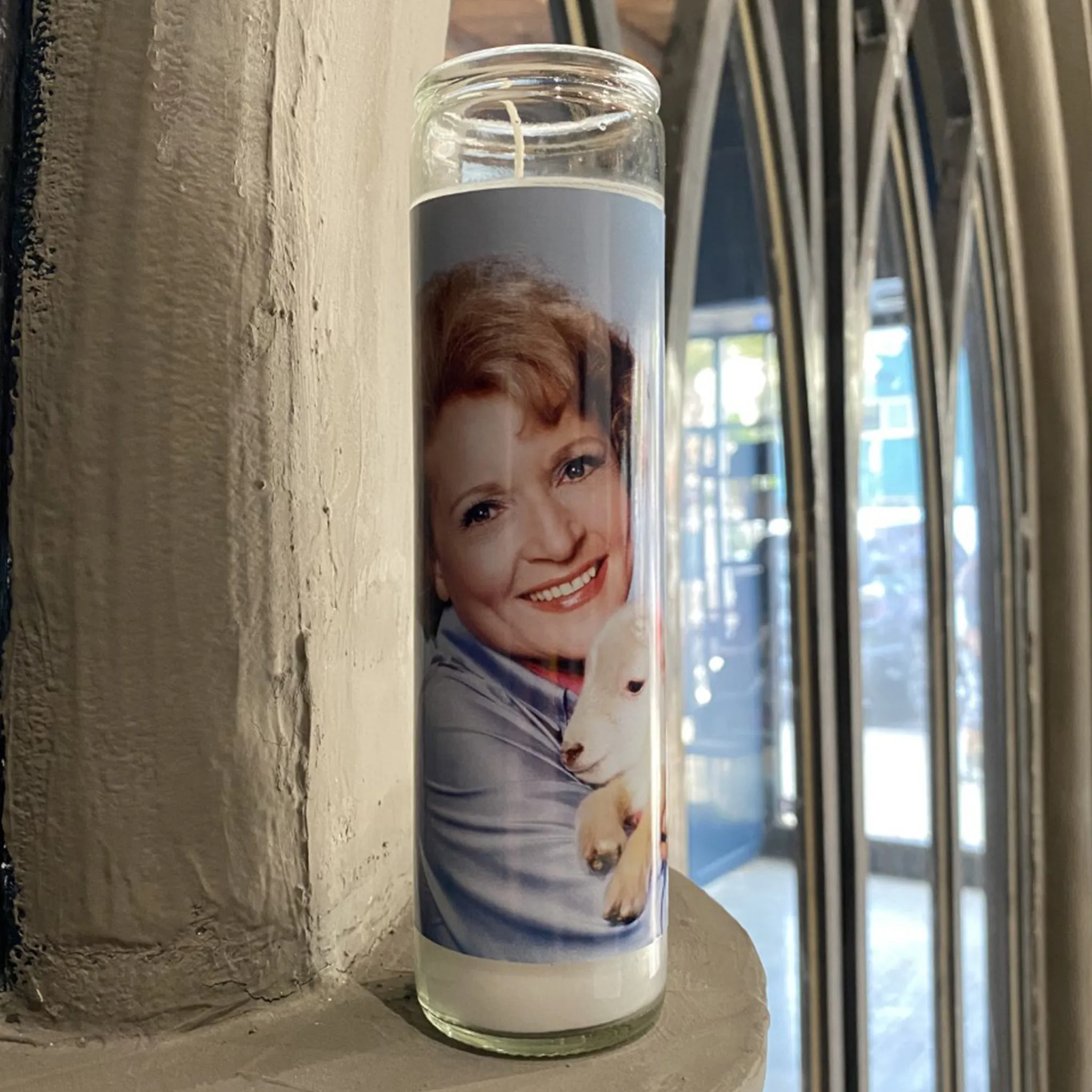 Betty White Prayer Candle