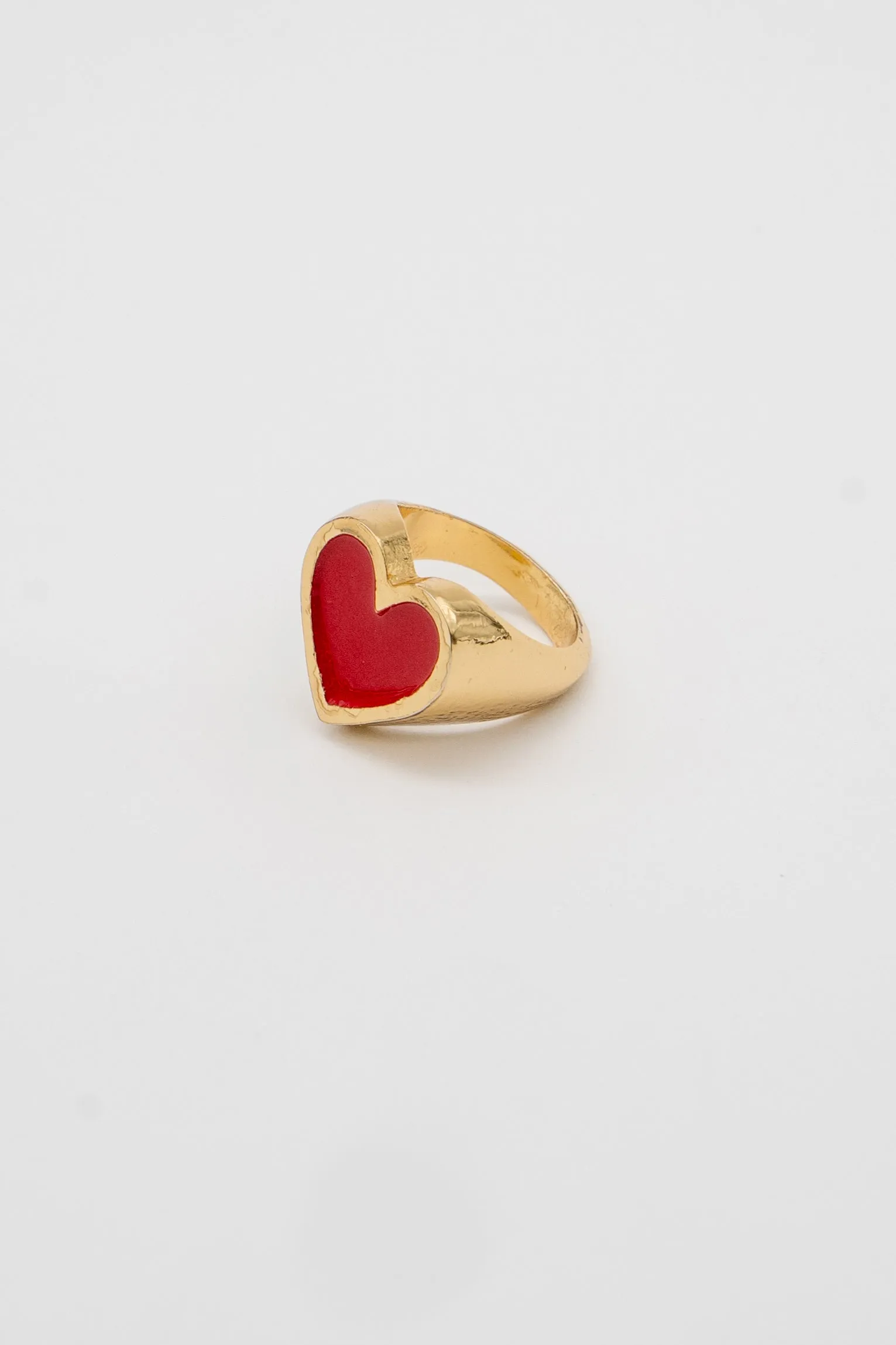 Big Red Heart Ring