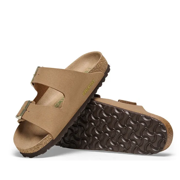 Birkenstock Arizona Birki Vegan Synthetic Pecan Tan Regular Width