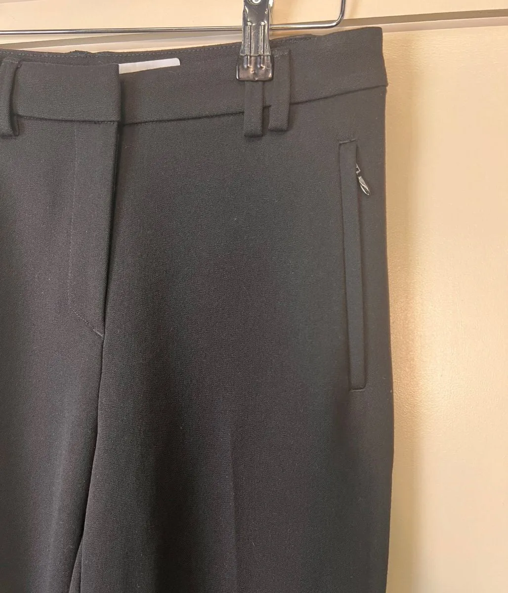 Black Slim Ankle Grazer Trousers Size 6 Long