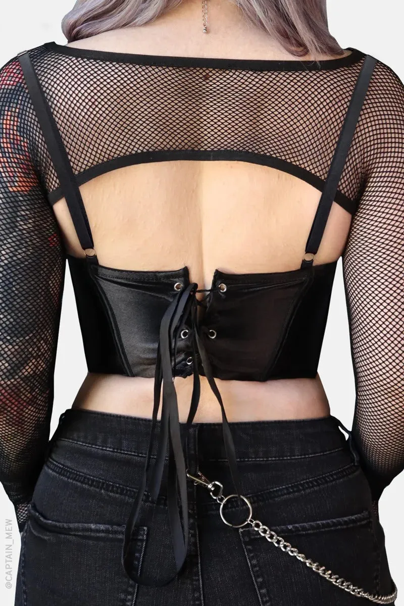 Black Widow Corset Top